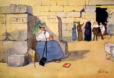 Fed Up !、「エジプトのライトサイド」、1908年 作： Lance Thackeray